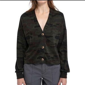 Sanctuary‎ Women's Green and Brown Cardigan Size